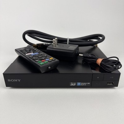SONY BDP-S5500 Streaming 3D Blu-ray Disc DVD Player Built-In Wi-Fi Remote Tested
