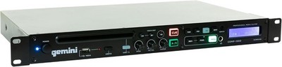 Professional Rackmount CD Player DJ CD Player W/ Pitch Control USB Media Player