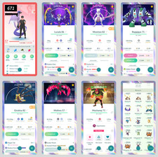 Pokémon Acc Go - Lvl57 - 212 Shiny - 103 Leg...