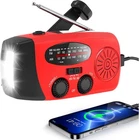 2000mAh Emergency Weather Radio Hand Crank Solar Radio Power Bank Flash Light