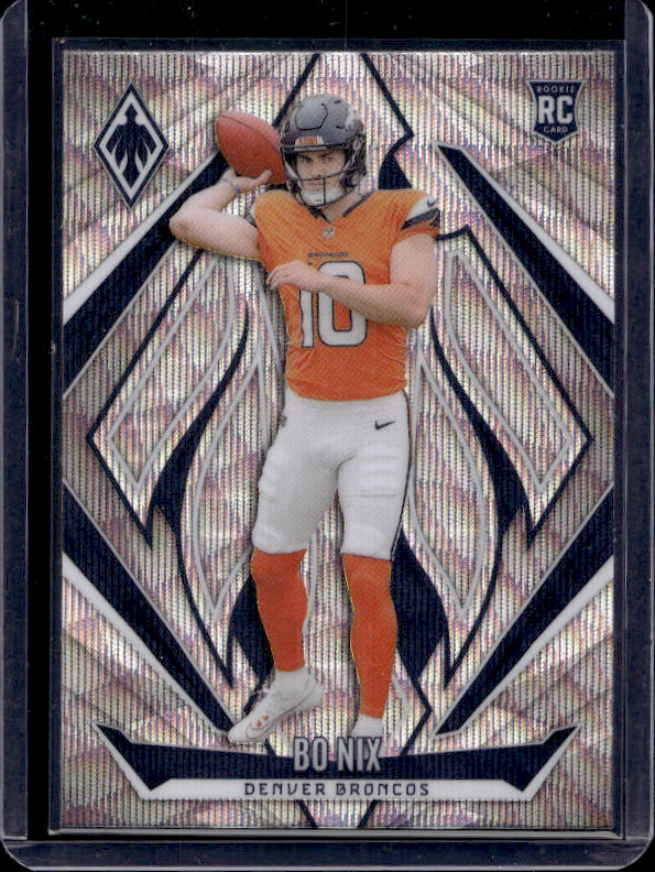 2024 Panini Phoenix - Rookies Bo Nix #159 Wave (RC)