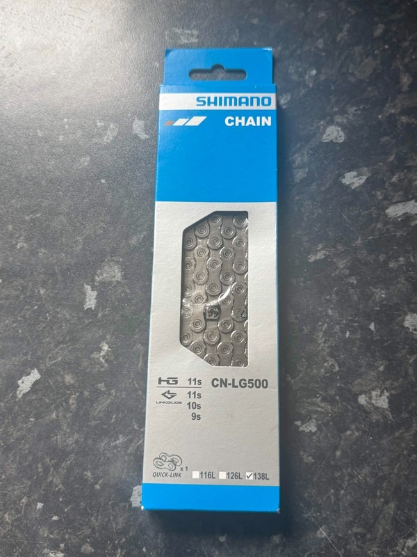 Shimano CN-LG500 9/10/11 Speed Chain, 138L Brand New