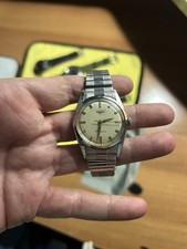 Longines Silvergines Vintage Watch (Silver Arrow) Fixoflex Bracelet