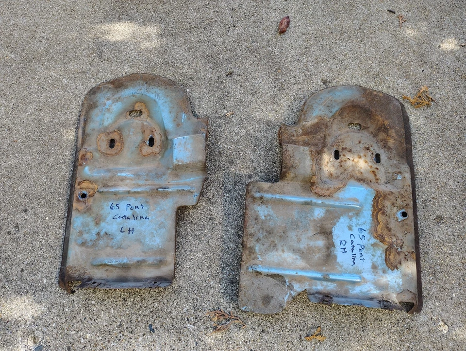 1965 Pontiac Catalina Bonneville Grand Prix Lower Fender Filler Access Panels - Image 3 of 4