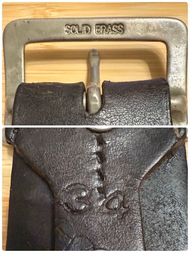 HTC Leather Belt Python Stone Multi-color Vintage… - image 9