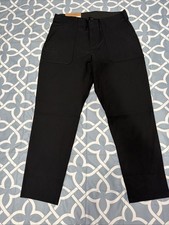 Eddie Bauer Women's Horizon Straight Ankle Pants, Black, Size 10
