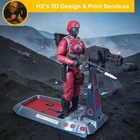 GI Joe Classified Cobra Capture Sled for 6" Figures | Custom Cobra Vehicle