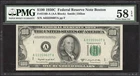 1950 C $100 Boston Federal Reserve Note FRN Fr#2160A PMG CH AU 58 EPQ