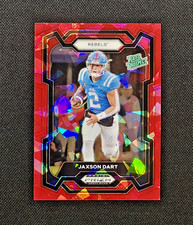2024 Prizm Draft - Jaxson Dart Rookie Rated Prospect Red Ice Prizm- Giants RC QB