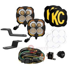 Kc Hilites Flex Era 4 Led Ditch Lights Pods Brackets Kit For 21 Ford Bronco Kc Hilites Flex Era 4 Led Ditch Lights Pods Brackets Kit For 21 Ford Bronco