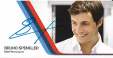 Bruno Spengler  , BMW  ,tolle größere  Karte, original  unterschrieben