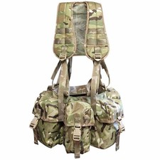 British Army PLCE Airborne SAS Para Webbing Yoke Set MTP Multicam - BRITISH MADE