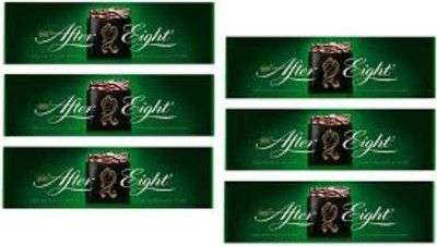 6 NESTLE AFTER EIGHT Mint Chocolate Thins Sweets 300g 10.5oz