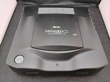 SNK Neo Geo CD CD-T01 Console w/ Controller AC Adapter AV Cable Manual NTSC-J