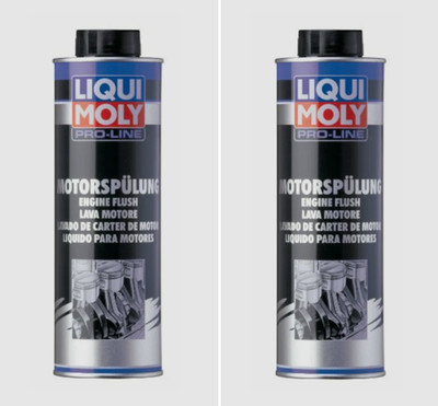 Set of 2 Engine Oil System Clean+ Flush Pro Line 500ml Liqui Moly LM 2037 (2427)
