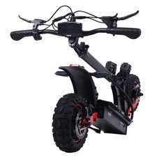 11'' Off Road Electric Scooter Adults, 2400W Dual Motors 37Mph Folding E-Scooter