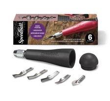 Linoleum Cutter Kit Assortment 1 - Linocut Carving Tools for Block Printing,...