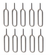 10x SIM Card Pin Removal Tool Ejector Needle iPhone iPad Samsung Tablets Pack