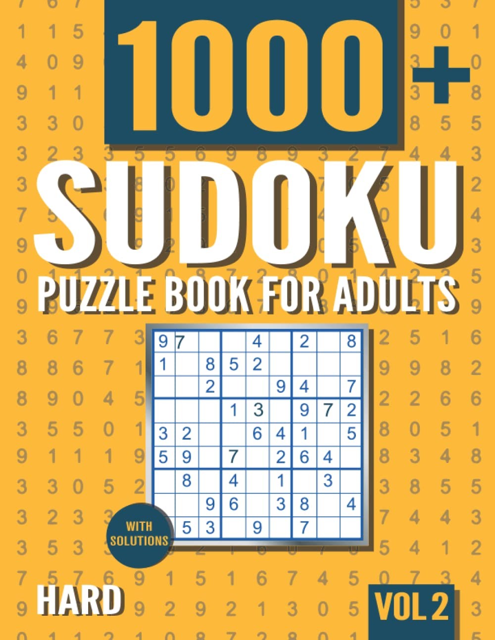 Sudoku Puzzle Book for Adults: 1000+ Hard Sudoku Puzzles with Solutions - Vol. - Image 2