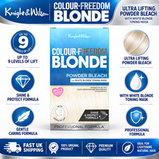 Colour Freedom Blonde Ultra High Lift Bleach Powder and Toner Kit Knight Wilson