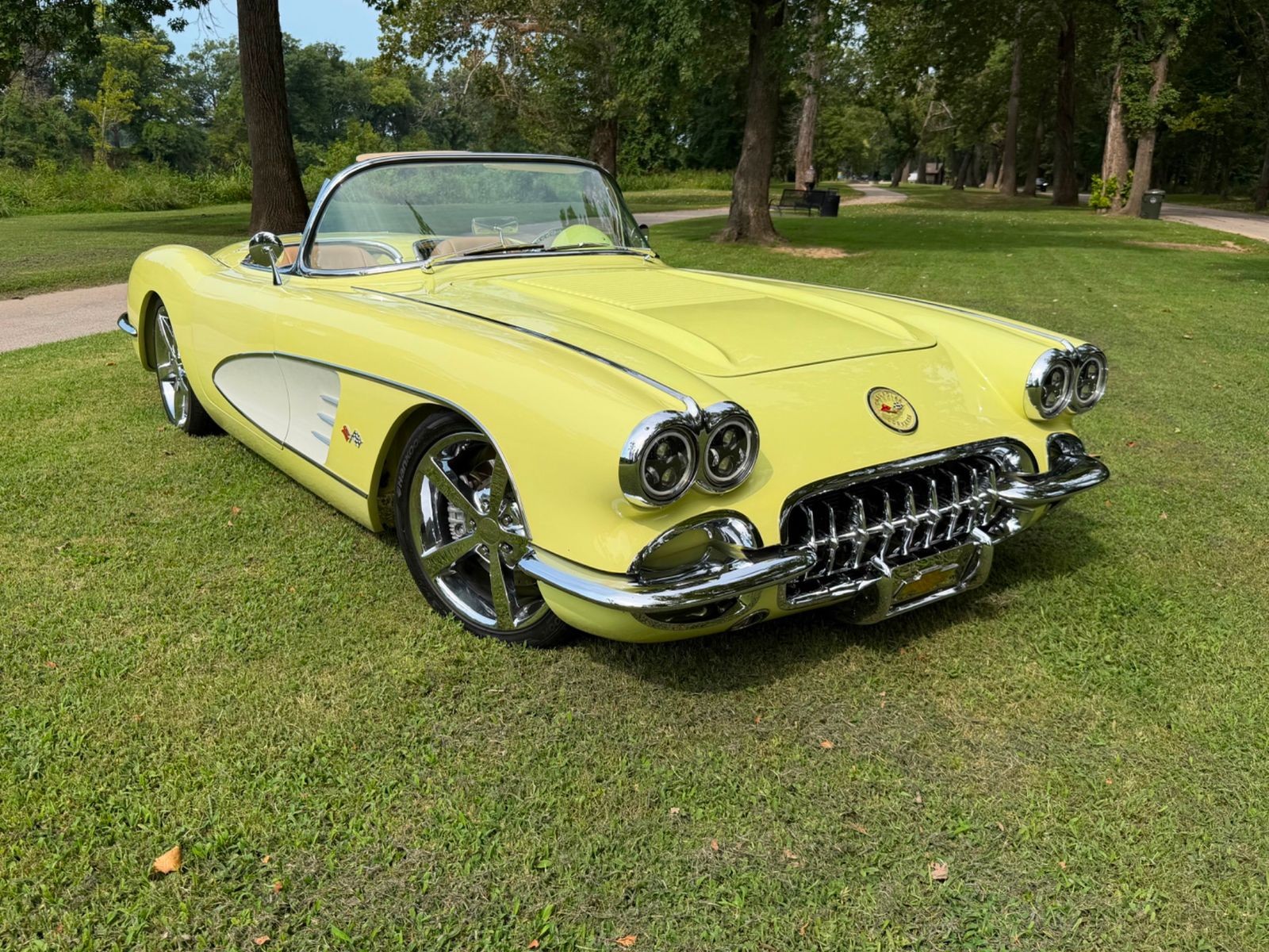 1958 Yellow Chevrolet Corvette   | C1 Corvette Photo 7