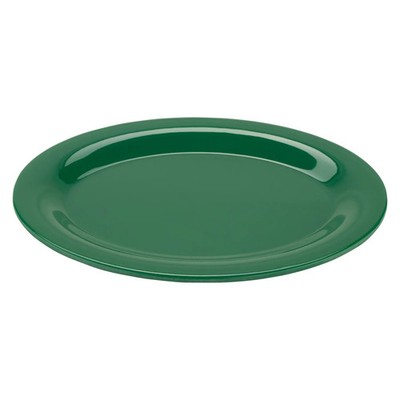 GET OP-950-FG Diamond Forest Green Melamine 9.75'' x 7.25'' Oval Platter