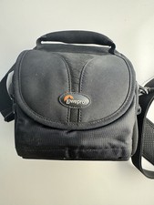 Lowepro Camera bag case zip up padded protection shoulder strap adjustable black