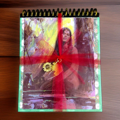 Lovely Human Body Junk Journal Nudes Anatomy Handcrafted Artsy Book 48 Pages XL