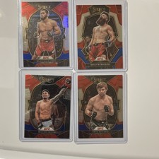 Panini Select 2022 UFC 4 Card Lot Makhachev Barberena Royval Mitchell