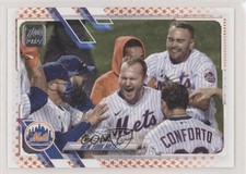 2021 Topps Wal-Mart Orange Stars New York Mets #555 15fy