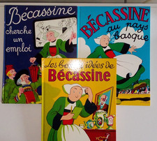 BECASSINE 3 albums - 1970 - Bel état général - Réedition -