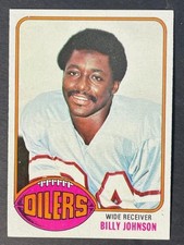 1976 Topps football BILLY JOHNSON # 223 -▶ROOKIE CARD◀-?WELL CENTERED?- NM-MT. rookie card picture