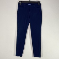 Old Navy Women  s Pixie Pants Blue Size 6 Mid-Rise