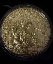 GANESH Gilded 3 Oz Silver Coin 3000 Francs Cameroon 2026