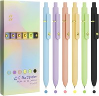 Uixjodo Farbstifte, 6 StüCk, Bunte Stifte, Feine Spitze, Glattes Schreiben, 0,5