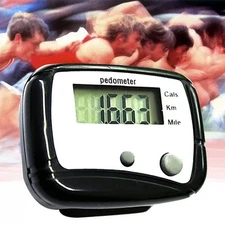 LCD Digital Step Pedometer Walking Calorie Counter Distance Run Belt Clip US