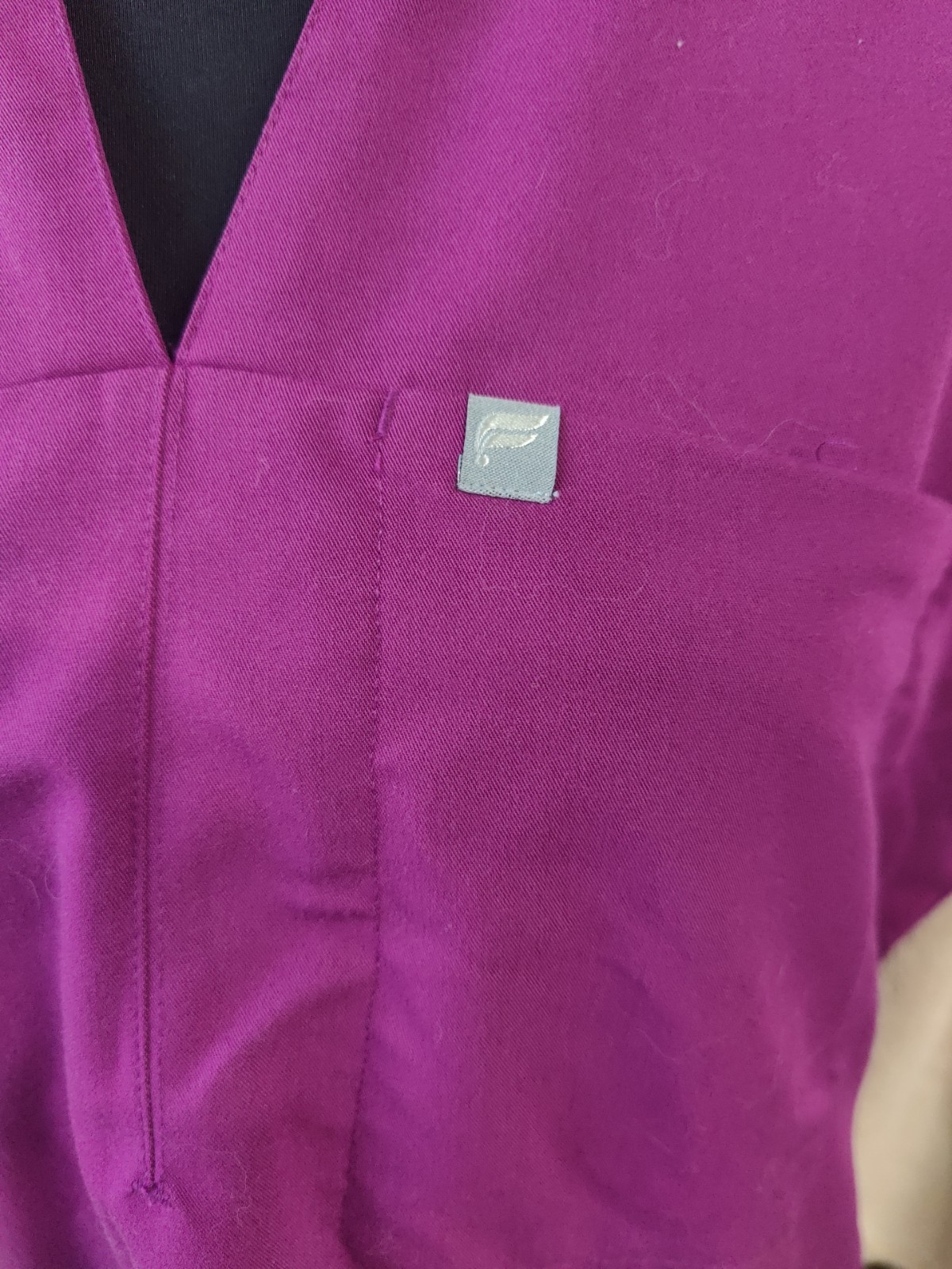 Fabletics Women's Solid Medical Scrub Set Top and… - image 3