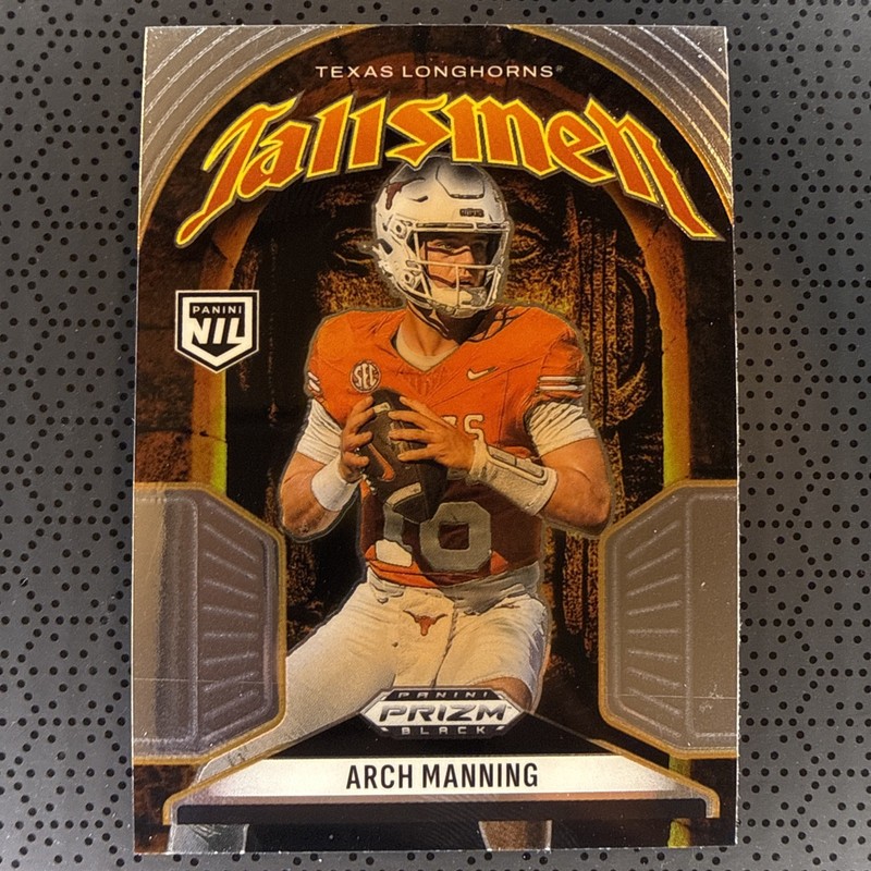 Arch Manning Rookie TALISMEN (NIL) - 2025 Panini Prizm Black #22
