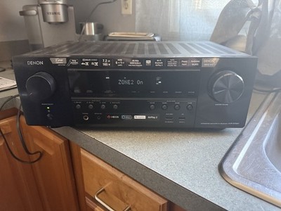 Denon AVR-S750H 7.2 Ch AV Receiver Dolby Atmos DTS:X HEOS Alexa Wi-Fi Black