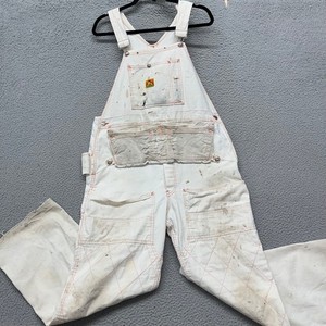 BEN DAVIS カーペンターオーバーオール 34 ホワイト系 NEW] BEN DAVIS