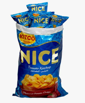 21 Small Pack X Kitco Nice Tomato Ketchup Flavor Chips, 12 gram  FREE SHIPPING 