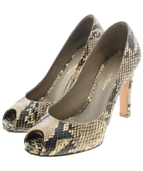 Gianvito Rossi Pumps BeigexBlack(Python) EU35(App… - image 1