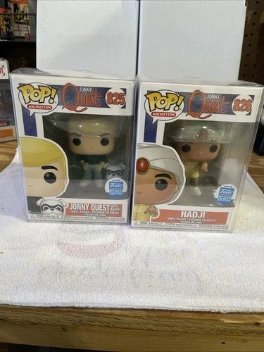 Funko Pop! Animation Jonny Quest with Bandit and Hadji 2-Pack Bundle Ltd Edition