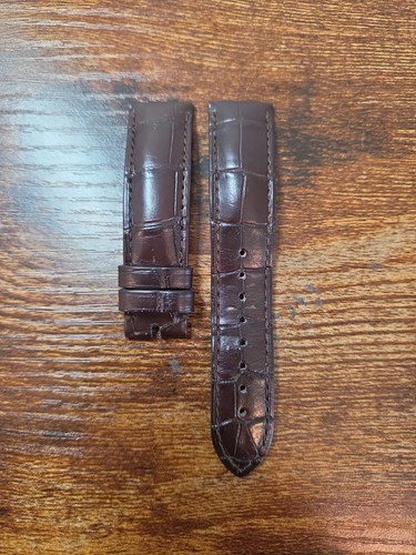 Vacheron Constantin 20/18mm OEM Brown Alligator Strap for Ardillon Tang Buckle 