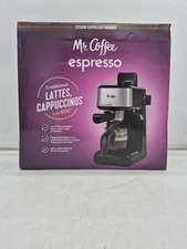 Mr. Coffee 2191914 4-Shot Steam Espresso Machine, Cappuccino Maker, & Latte