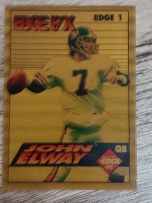 1994 Collector's Edge F/X Gold Front/Silver Back John Elway #1