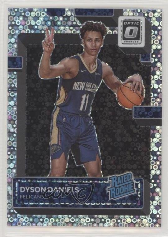 2022 Donruss Optic Rated Fast Break Holo Prizm Dyson Daniels #250 Rookie RC 11dc