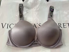 Victoria Secret Shine Strap Push Up Bra Size 32D New With Tag