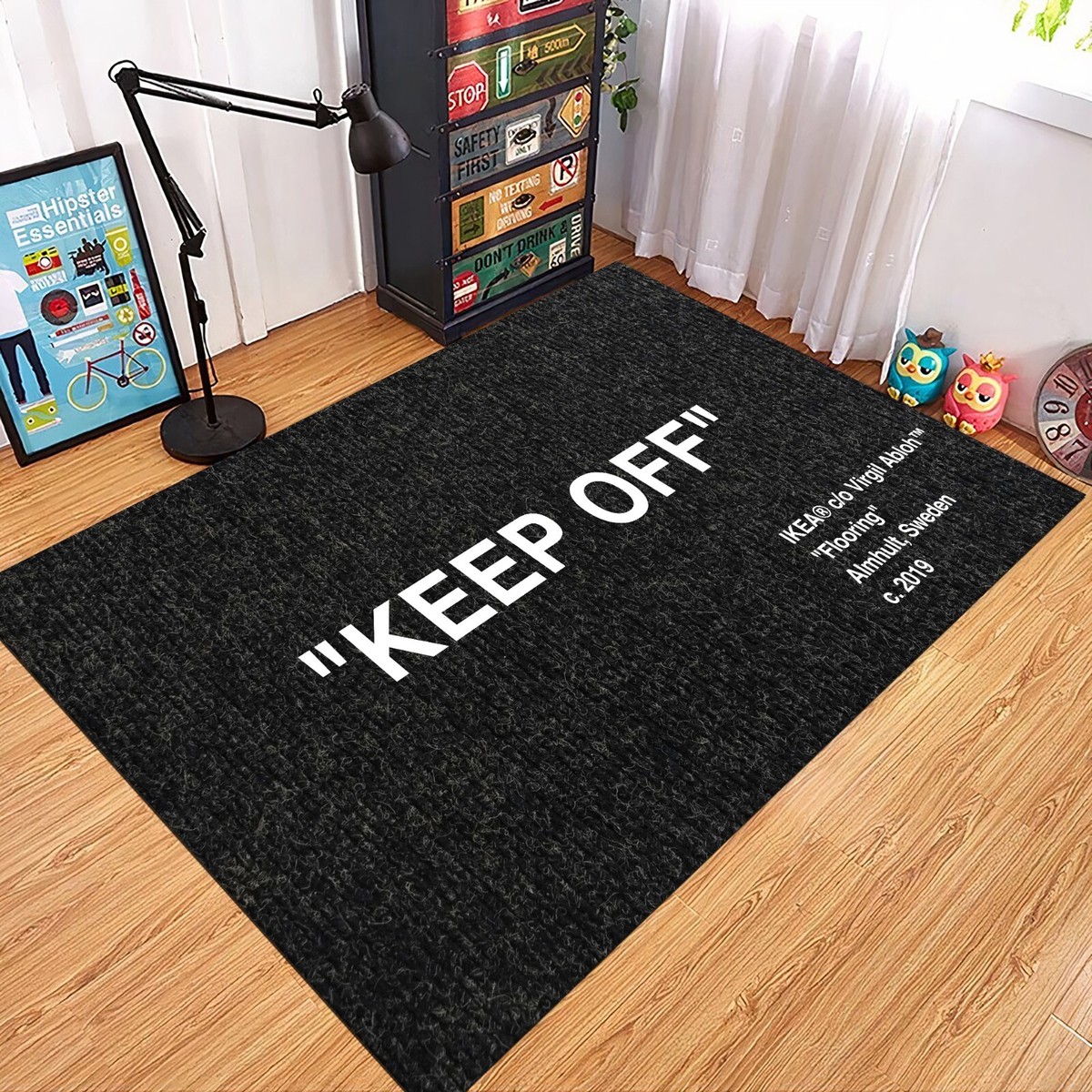 CreativeDrugStore × Wasted Youth Rug mat Amazon.com: Booooom Jackson Kids Car Rug Play Mat for Toy