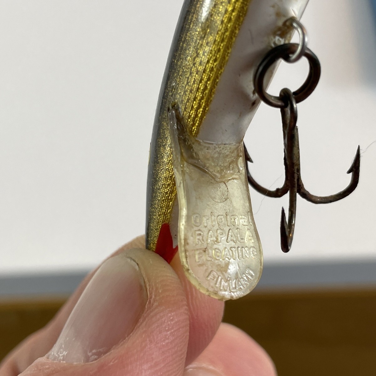 Leurre Rapala Magnum 11 - 5 Pièces, Crankbait En Bois - Très Rare, Occasion - Fabriqué En Irlande